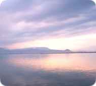 Lake Near Sunset (Greece)